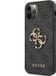 GUESS Hardcase - TPU Back Cover - Grijs geschikt voor Apple iPhone 12/12 Pro