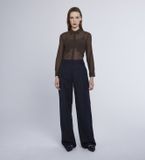 Marella Bananas 2423136022200 Pantalon Bleu marine 42