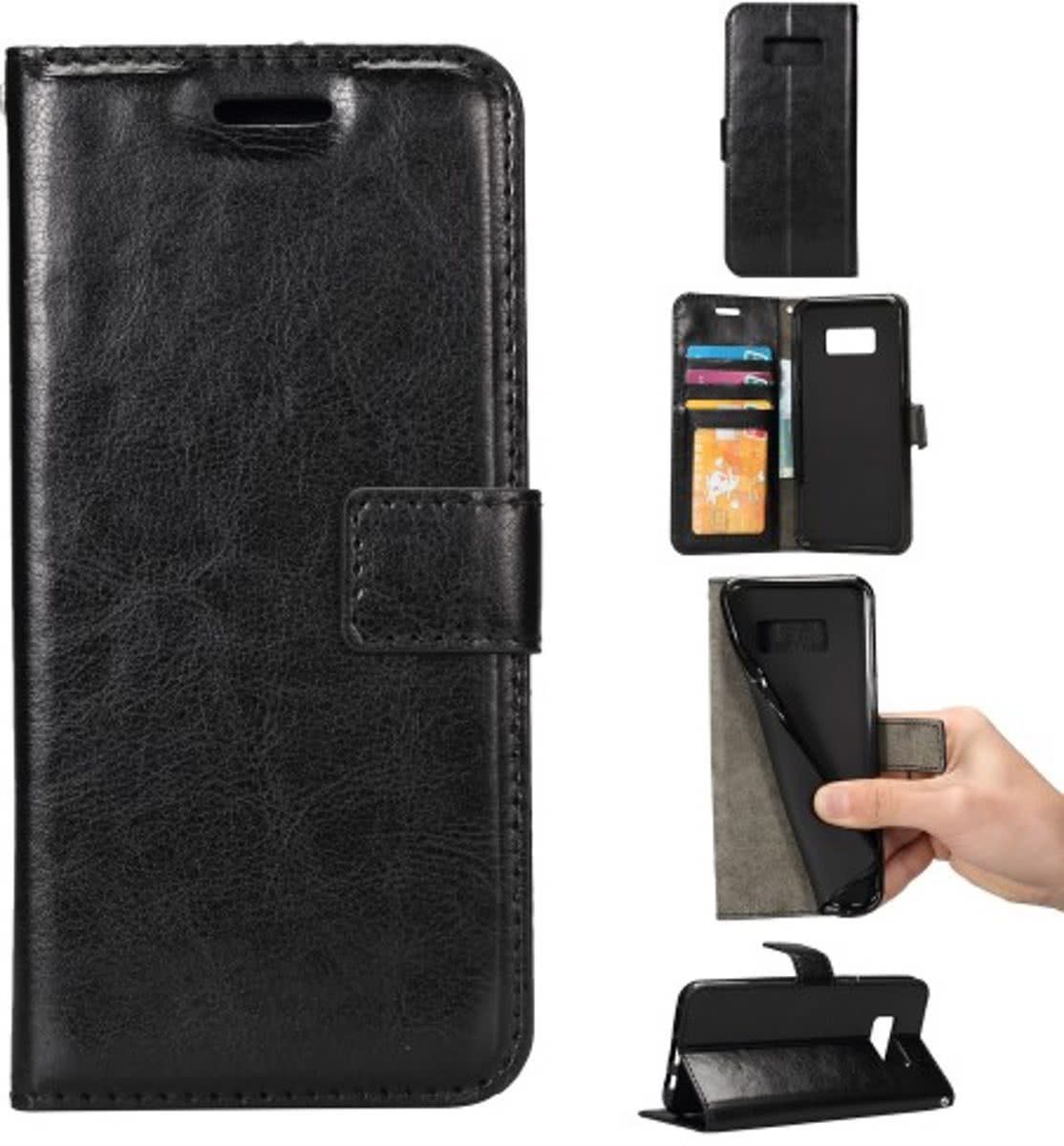 Samsung Galaxy S8 Plus portemonnee hoesje - zwart