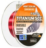 B/1000m Asari Titanium Scc Monofilament 1000 M Rood 0.140 mm