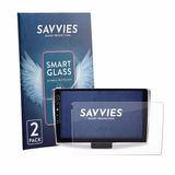 Savvies 2 Stuks Screenprotector - Geschikt voor Dynavin D9-B6S Premium Flex 10.1" - Transparant