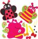 Baker Ross Beestjes Handpoppen Naaisets voor Kinderen met Vlinder, Bij en Lieveheersbeestje (3 stuks)