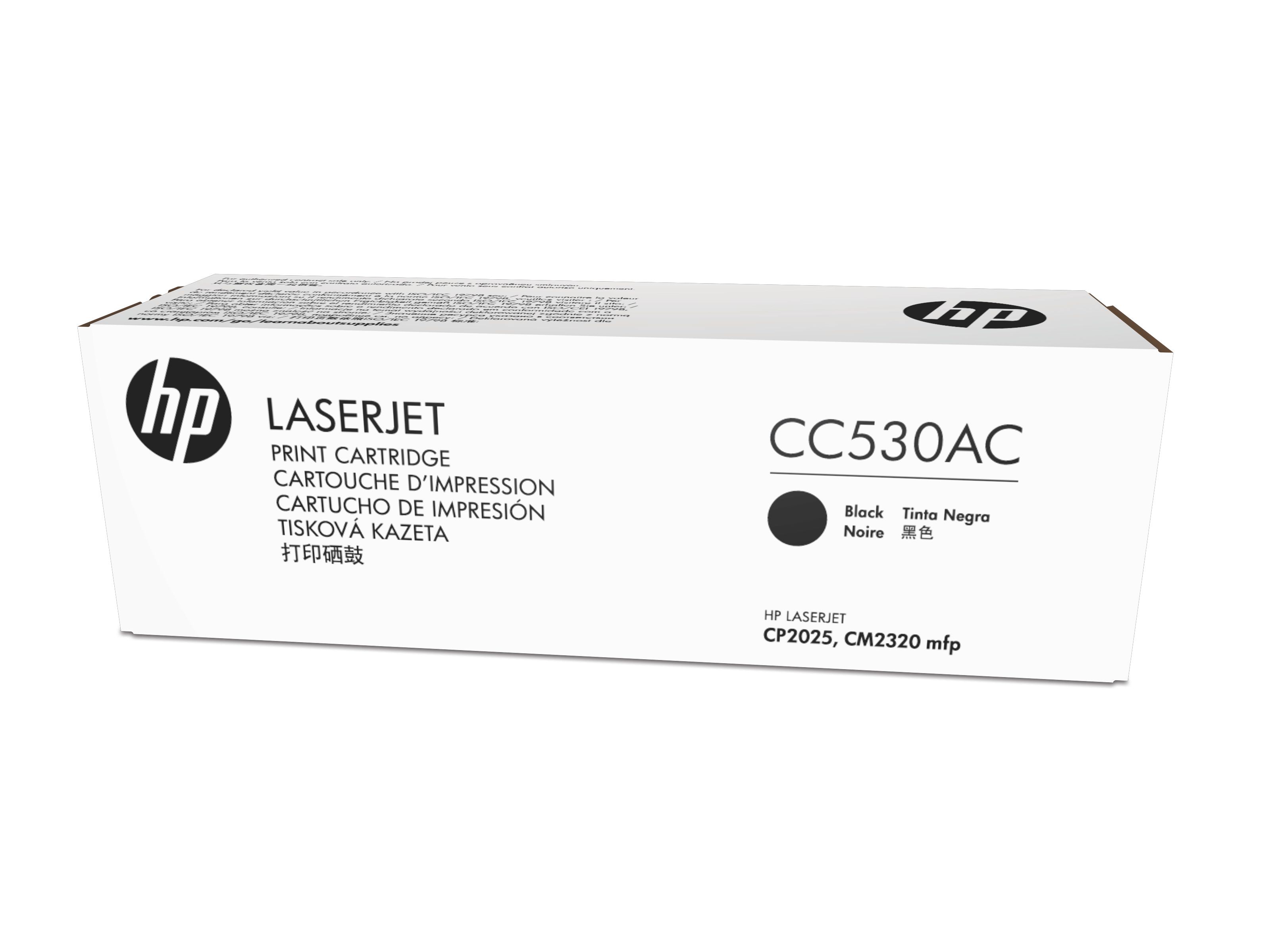 HP 304A Zwart Toner Cartridge - 3500 Pagina's - CC530AC