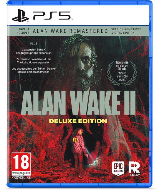 Mindscape Alan Wake 2: Deluxe Edition - PS5 - Blu-ray - 18+