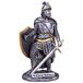 Nemesis Now William Wallace beschermend westerfiguur, 6 cm, zilverkleurig