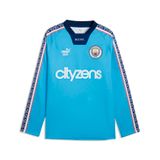 PUMA Manchester City KING relaxed shirt voor Heren, Blauw/Wit, Maat XS