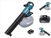 Makita DUB 187 F accu bladblazer en bladzuiger 18 V borstelloos + 1x accu 3,0 Ah - zonder oplader