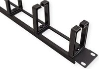 Value 19" frontpaneel, 5 kabelogen type C, kabeldoorvoer, zwart
