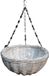 Van der Leeden Hangmand - wit - wilg - D40 cm