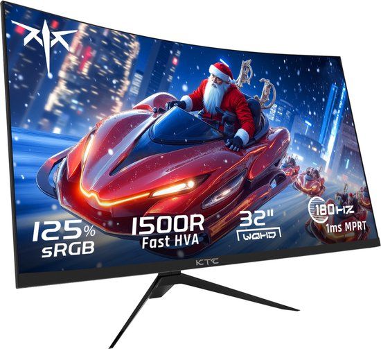 KTC H32S17 32 inch QHD 180Hz Curved Gaming Monitor