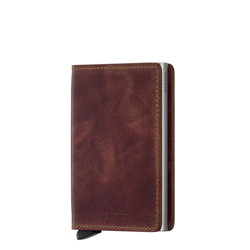 Secrid Slim Wallet Portemonnee Vintage Brown - Bruin - EAN: 8718215283829