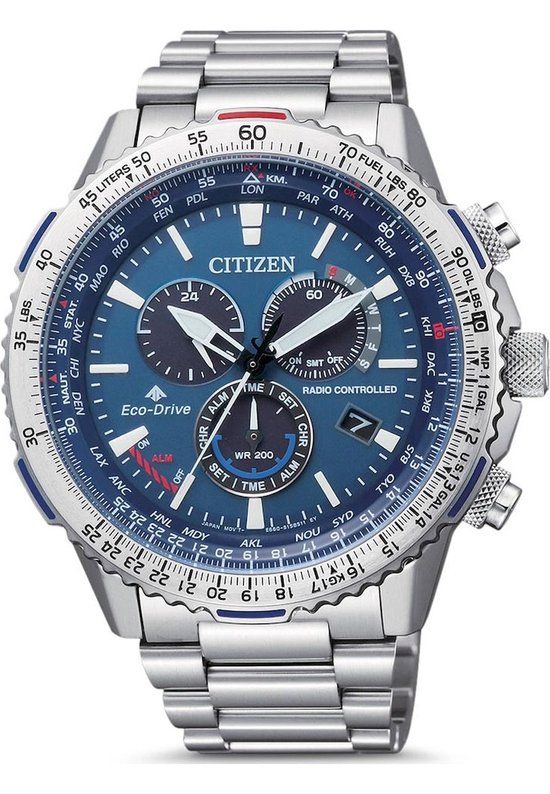 Citizen Promaster Sky Herenhorloge - Blauw - 47 mm - Staal - Saffierglas