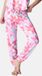 P.J. SALVAGE CO. Pyjamahose Spread Kindness Weiss, pink Tie-dye Vrouwen XS