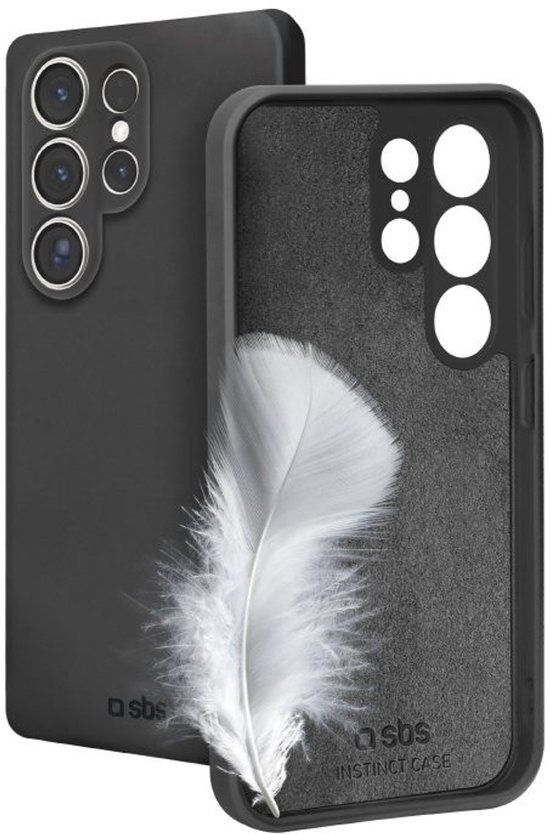 Sbs Instinct Case Telefoonhoesje Voor Samsung Galaxy S25 Ultra Zwart