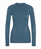 FALKE Wool-Tech Longsleeve sneldrogend wol functioneel shirt met lange mouwen dames blauw - maat XS