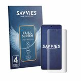 Savvies - Screenprotector voor Xiaomi Redmi Note 15 Special Edition - Folie Beschermfolie transparant volledig dekking 4 Stuks