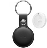 Mili MiTag Tracker Sleutelhanger Simili Leer Zwart