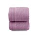 RIZO Top Towel Set van 2 bidethanddoeken, kleine handdoeken, 100% gekamd katoen, 600 g/m², afmetingen 30 x 50 cm, lila