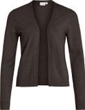 VILA Dames Korte Fijngebreide Cardigan Stretch Gebreid Basic Vest Gezellige Jas zonder Sluiting VIRIL