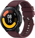 By Qubix Qubix - Siliconen sportband voor Garmin Venu 2 / Venu 3 - Wijnrood - 22mm