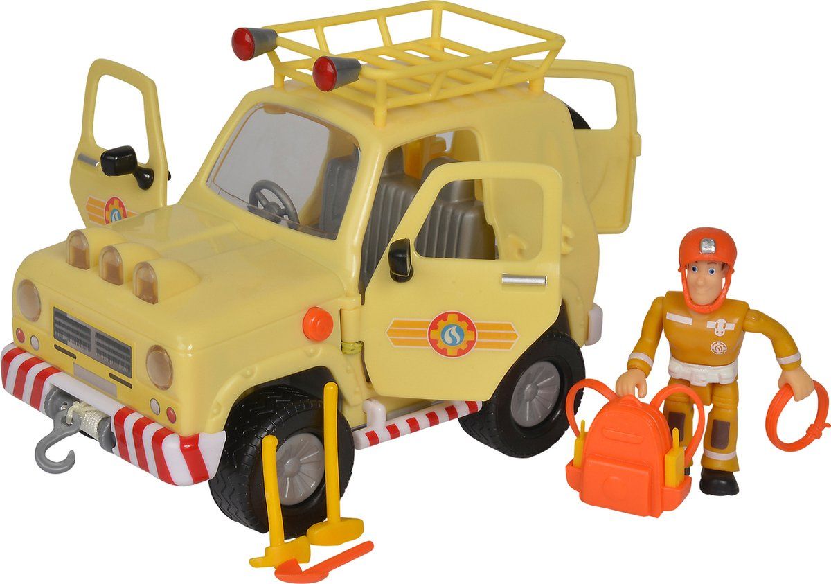 Simba Brandweerman Sam Mountain 4x4 - Rood