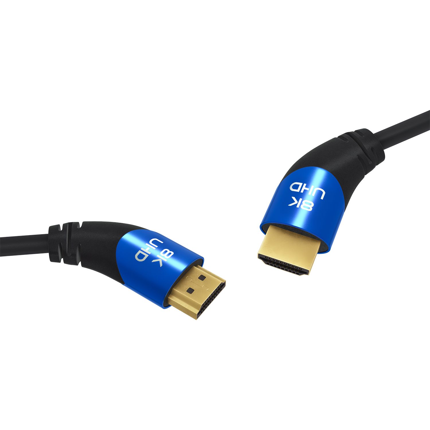 OEHLBACH D1C42533 HDMI Kabel - 3m - Zwart/Blauw - HDMI 2.1