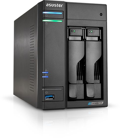 ASUSTOR AS6602T NAS - Intel Celeron J4125, 4GB RAM, 4-Bay, SSD, Black