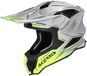 Acerbis Airstrike-X, casque de motocross, couleur: Gris Clair/Jaune Néon, taille: XXL