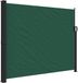 vidaXL Pare-vent rétractable 160x500 cm vert foncé