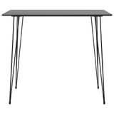 VidaXL Bartafel 120x60x105 cm Zwart