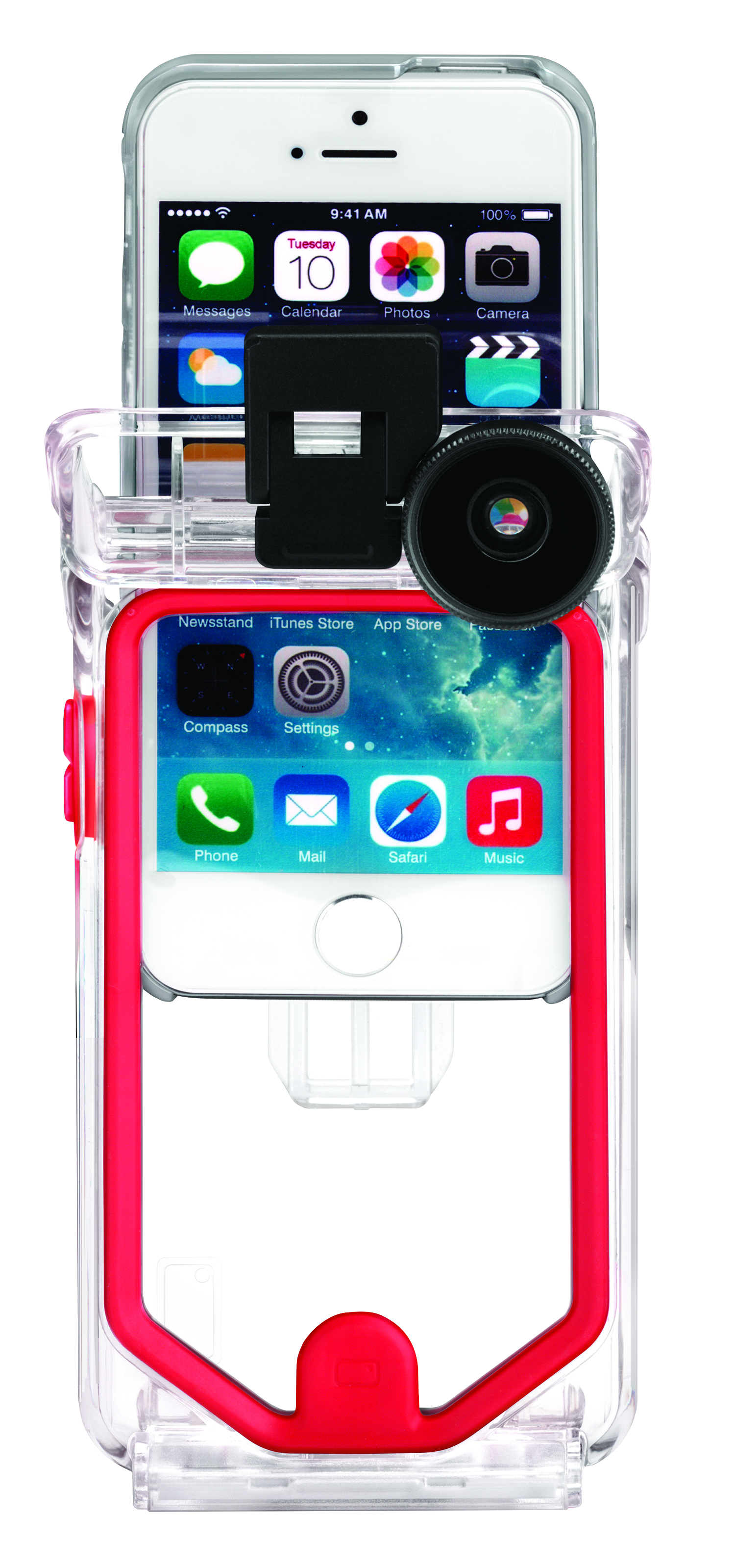 OPTRIX 5/5s/SE Pro (4-Lens Kit) zwart, transparant / iPhone 5/5s/SE