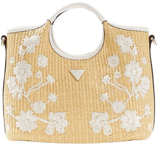 Guess Kirsten Mini Handtas Dames - Imitatieleer - Beige