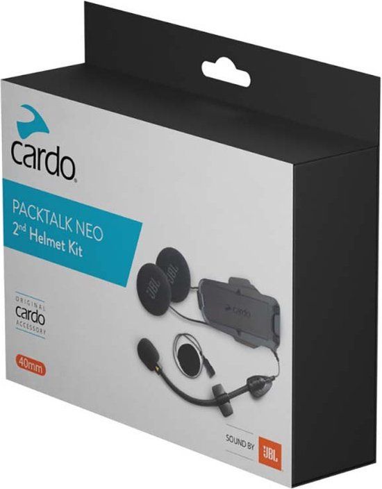 Cardo Packtalk Neo Acc00016 Intercom Audiokit Transparant Black Polyester