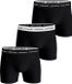 Björn Borg Cotton Stretch Boxershort Heren Zwart/Wit/Zwart - 3 stuks - Maat XL