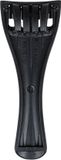 Wittner 918111 staartstuk viool Ultra 4/4 - hightech kunststof - 4 fijnstemmers - ultralicht - met nylon-inhaaksnaar - zwart