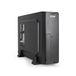 Slim matx pc-behuizing met kaartlezer, inclusief 500 W voeding, geoptimaliseerde ventilatie en robuust materiaal