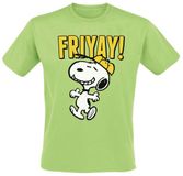 Peanuts Snoopy - Friyay Unisex T-shirt - groen - XXL