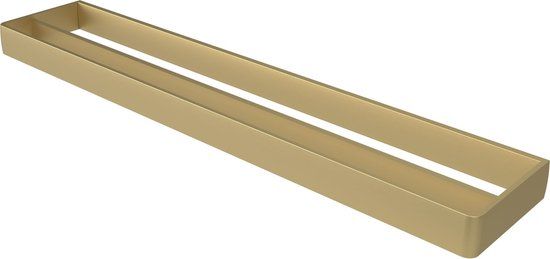 Generiek Haceka Aline Dubbele Handdoekhouder Goud Aluminium 60cm