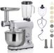 Robby robot multifonctionnel 5l 1000w argent avec hachoir et blender 1,5l en verre