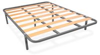 Laiton Grille de sol 30 x 30 mm avec pieds 135 x 190 cm Gris