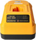 vhbw Oplader compatibel met Dewalt DE9071, DE9062, DE9074, DE9075, DE9061, DE9039, DE9057, DE9036, DE9037, DE9038 Ni-Cd en NiMH elektrisch gereedschap, 7,2 V
