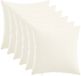 vidaXL Kussensloop Wit 40 x 40 cm Stof 6 stuks