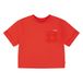 Levi's® Kids Roll Cuff Meet And Greet T-shirt Met Korte Mouwen Rood 10 Years Meisje