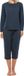 Schiesser Dames pyjama Cotton blauw gestipt / donkerblauw
