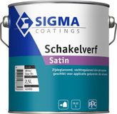 Sigma Schakelverf Satin - 2,5 liter - Wit