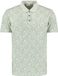 No Excess Polo Pique Allover Imprimé Vert Taille : L