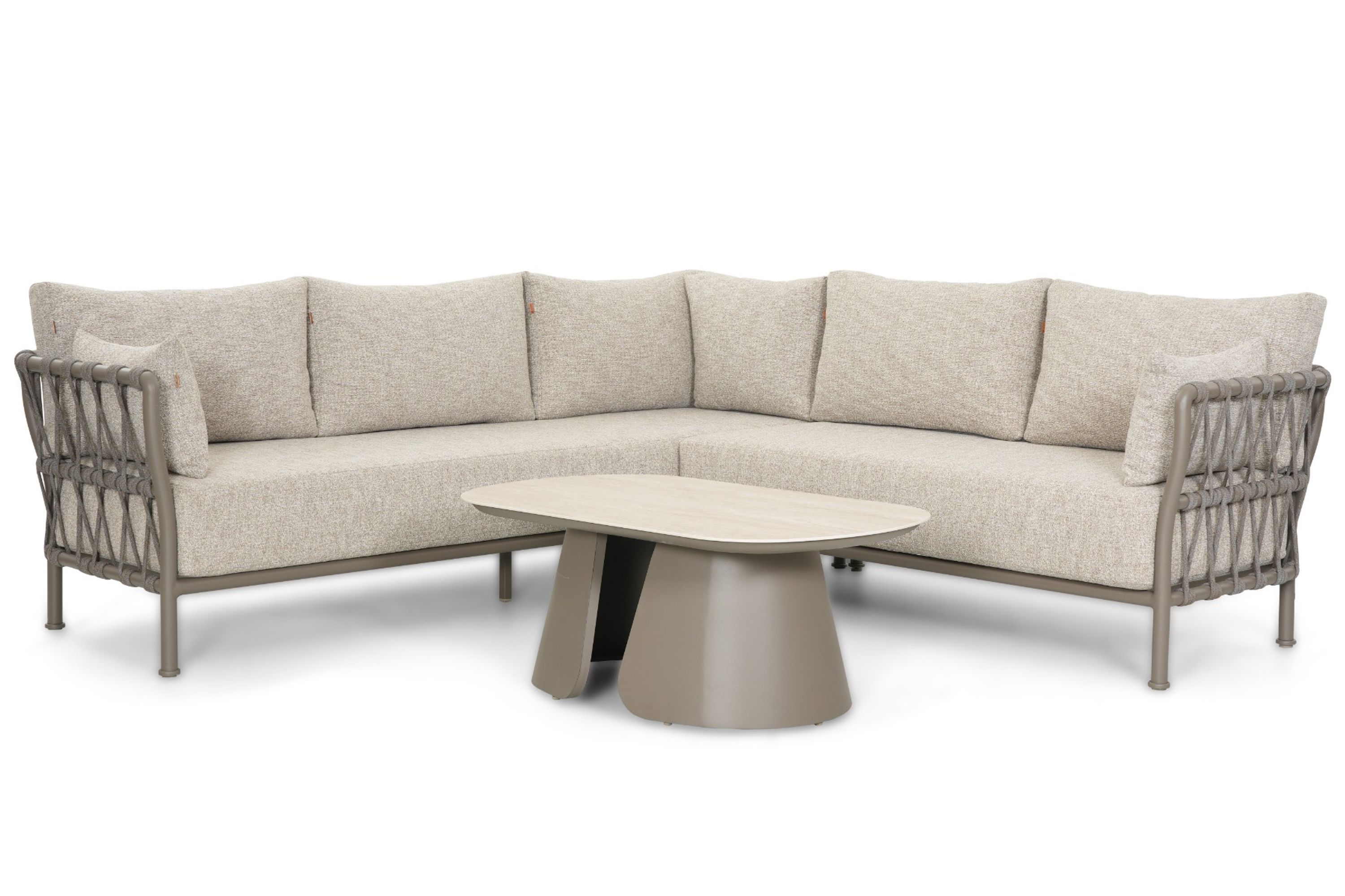 Santika Furniture Santika Miyoura hoek loungeset 4-delig