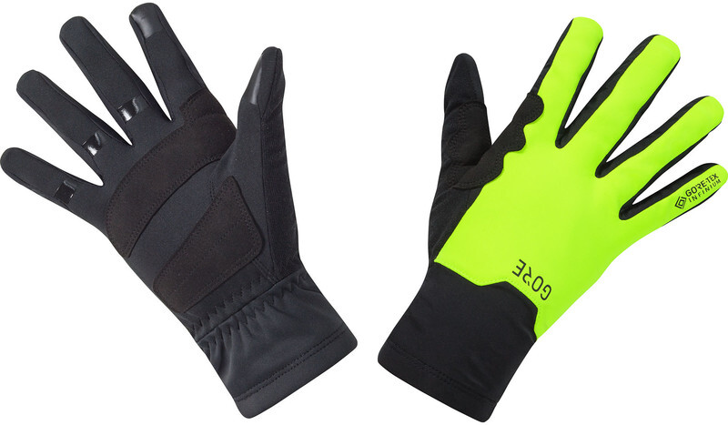 Gore Wear M Gore-Tex Infinium Mid Gloves, black/neon yellow
