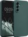 kwmobile metallic telefoonhoesje van TPU - geschikt voor Samsung Galaxy A56 5G - Flexible case voor smartphone - In metallic petrol