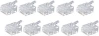 ShiverPeaks BS72050-DEC-10 RJ-12 Blanc Mâle Droit Or 10 pièces
